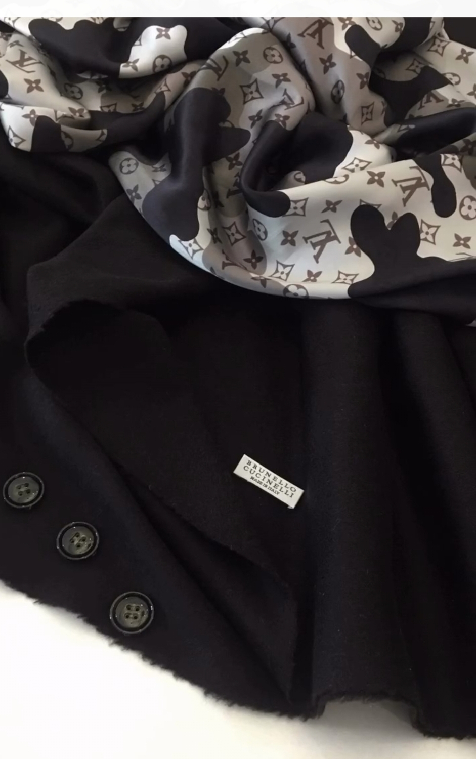 Шелк   Костюмный кашемир     Bruneli Cucinelli